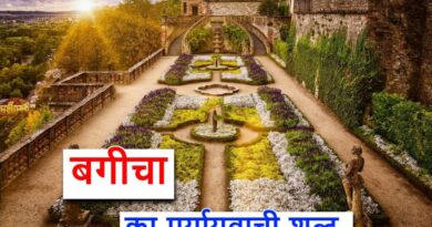 बगीचा का पर्यायवाची शब्द या synonym for garden in Hindi